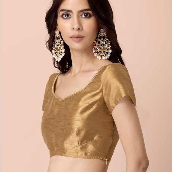 BNIB Gold Smock Top from Indya - Picture 3 of 4
